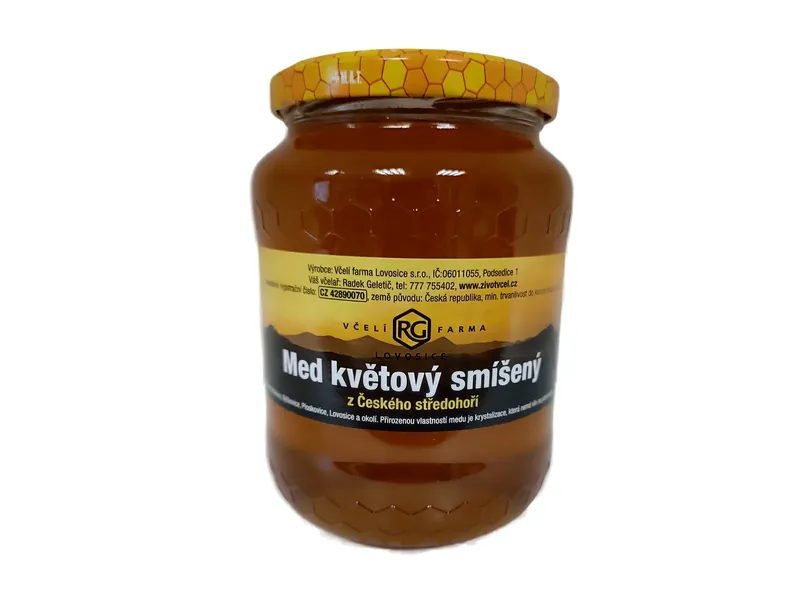 Včelí Farma Lovosice Med květový smíšený 1 kg